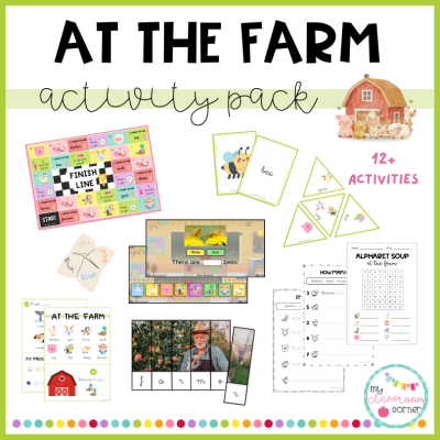 AT THE FARM - Activity pack