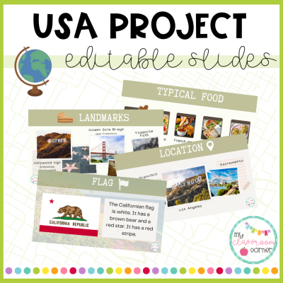 USA PROJECT - Editable slides