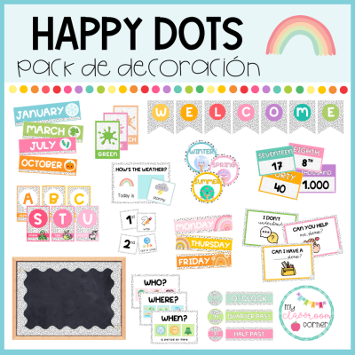 Pack de decoración HAPPY DOTS