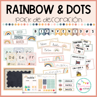 PACK de decoración para el aula