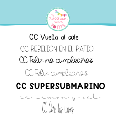 Pack de fuentes – Volumen 1
