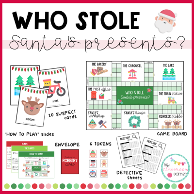 CLUEDO NAVIDEÑO – Who stole Santa’s presents?