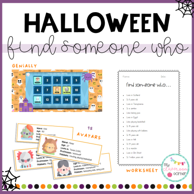 Find someone who – Halloween