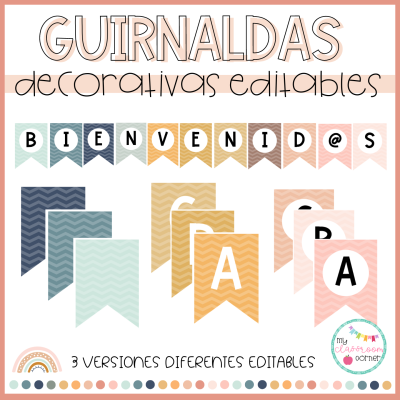 Guirnaldas decorativas EDITABLES