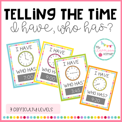 I have, who has? – Telling the time