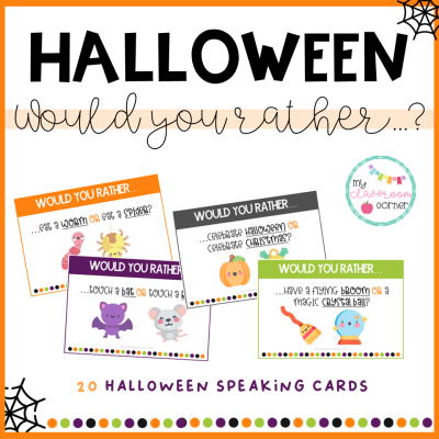 Would you rather? – Halloween SPEAKING CARDS